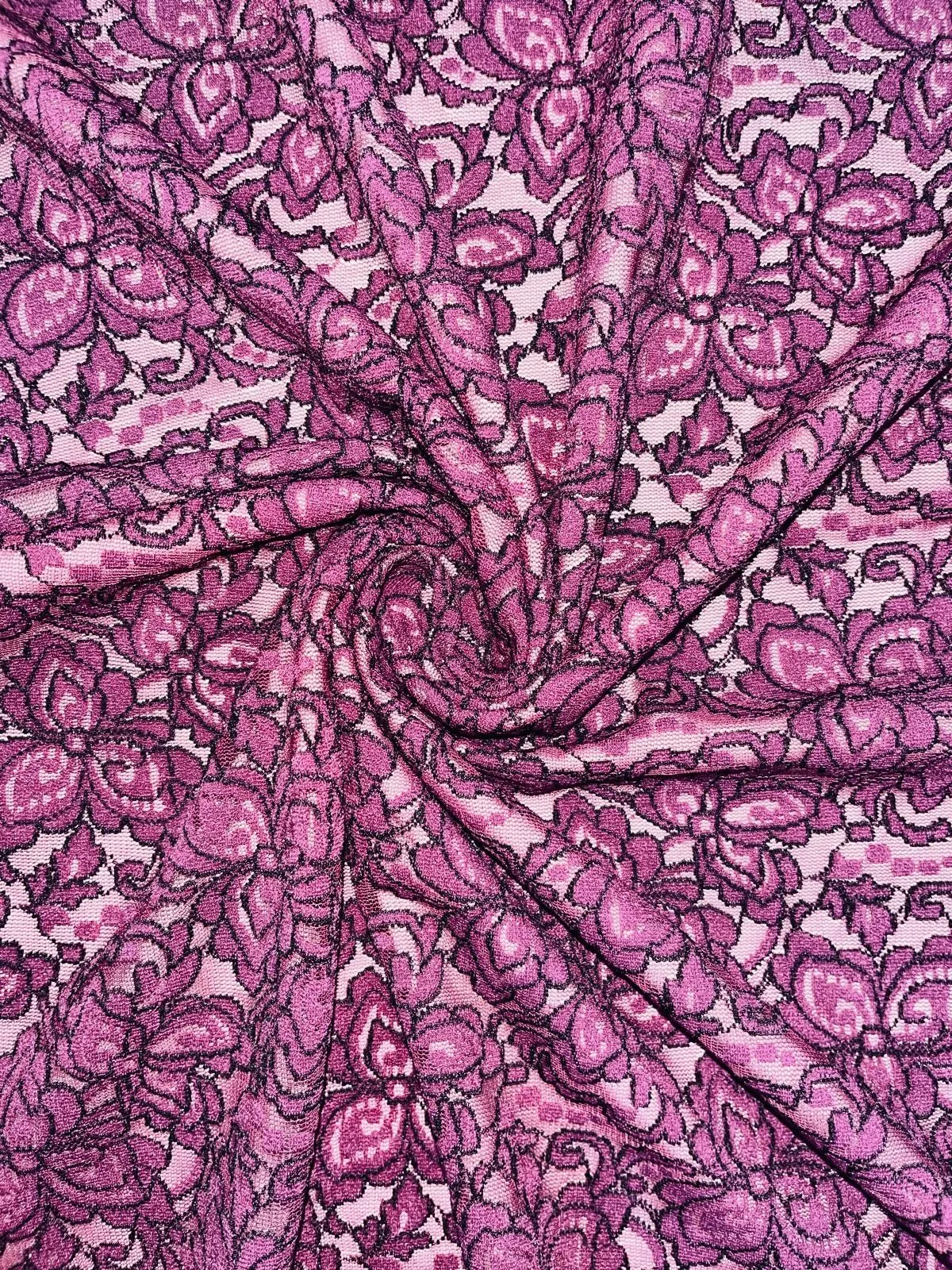 Estampado Floral Magenta Purpura — Blonda Aquerontex, Heredia Costa Rica