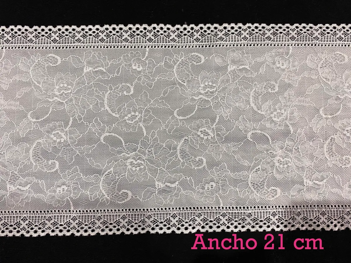 Floral Blanco Roto — Encajes Aquerontex, Heredia Costa Rica