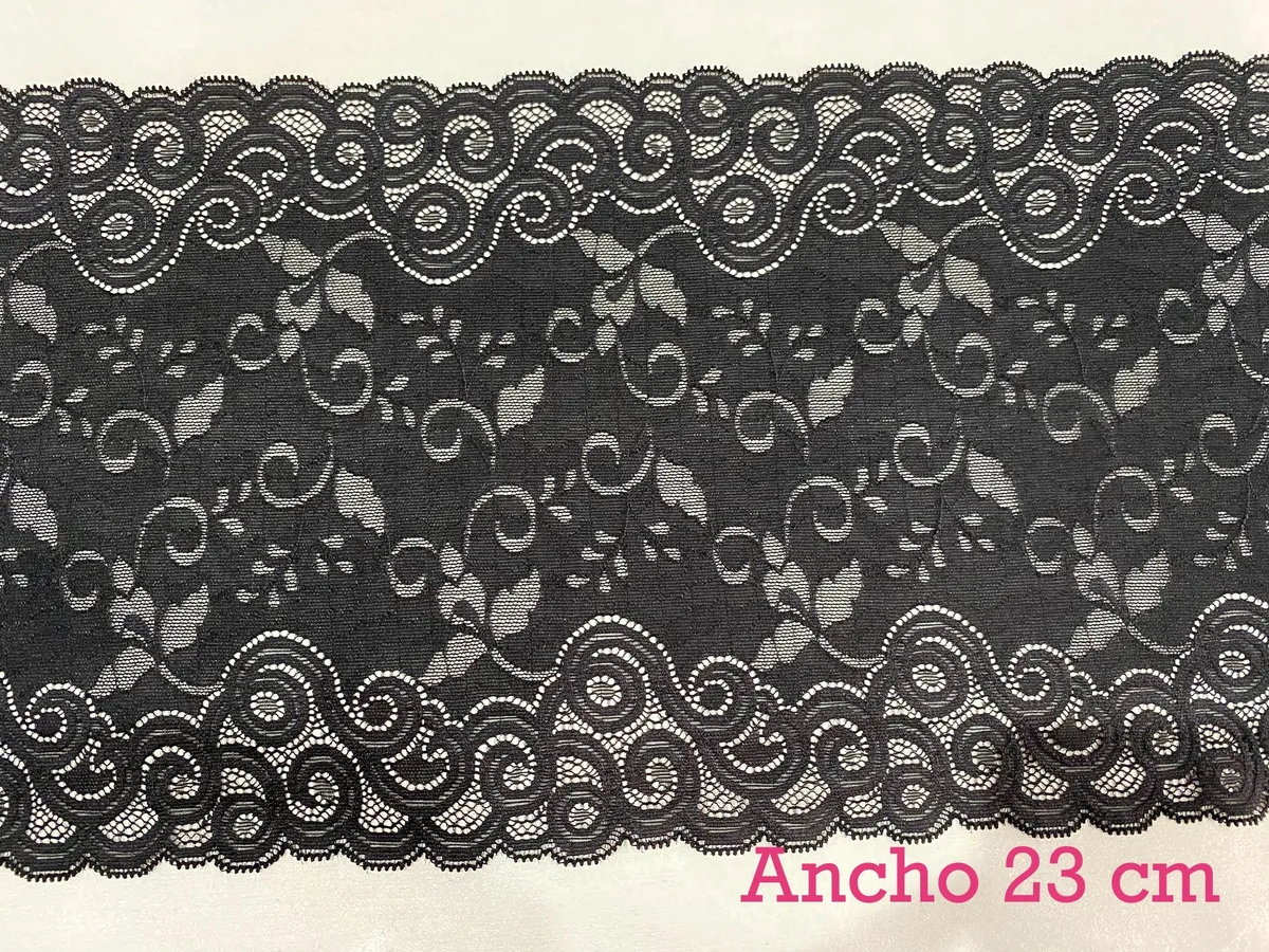 Negro Floral — Encajes Aquerontex, Heredia Costa Rica