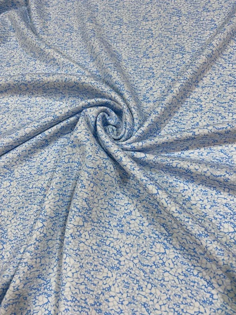 Azul Gris Craquelado — Licra Estampada Aquerontex, Heredia Costa Rica