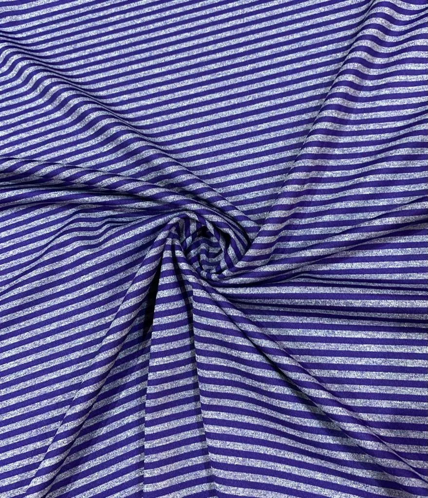 Azul Oscuro Rayas Plateadas — Licra Estampada Aquerontex, Heredia Costa Rica