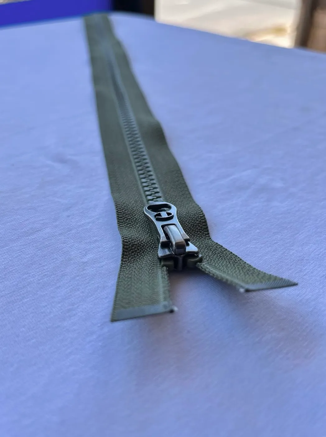 Verde Militar Acanalado Cierre — Zippers Aquerontex, Heredia Costa Rica